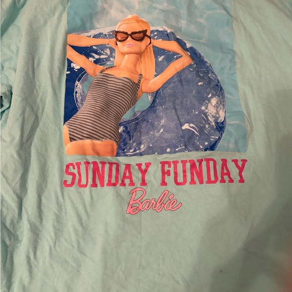 Barbie Sunday Funday Tshirt L - Picture 3 of 5